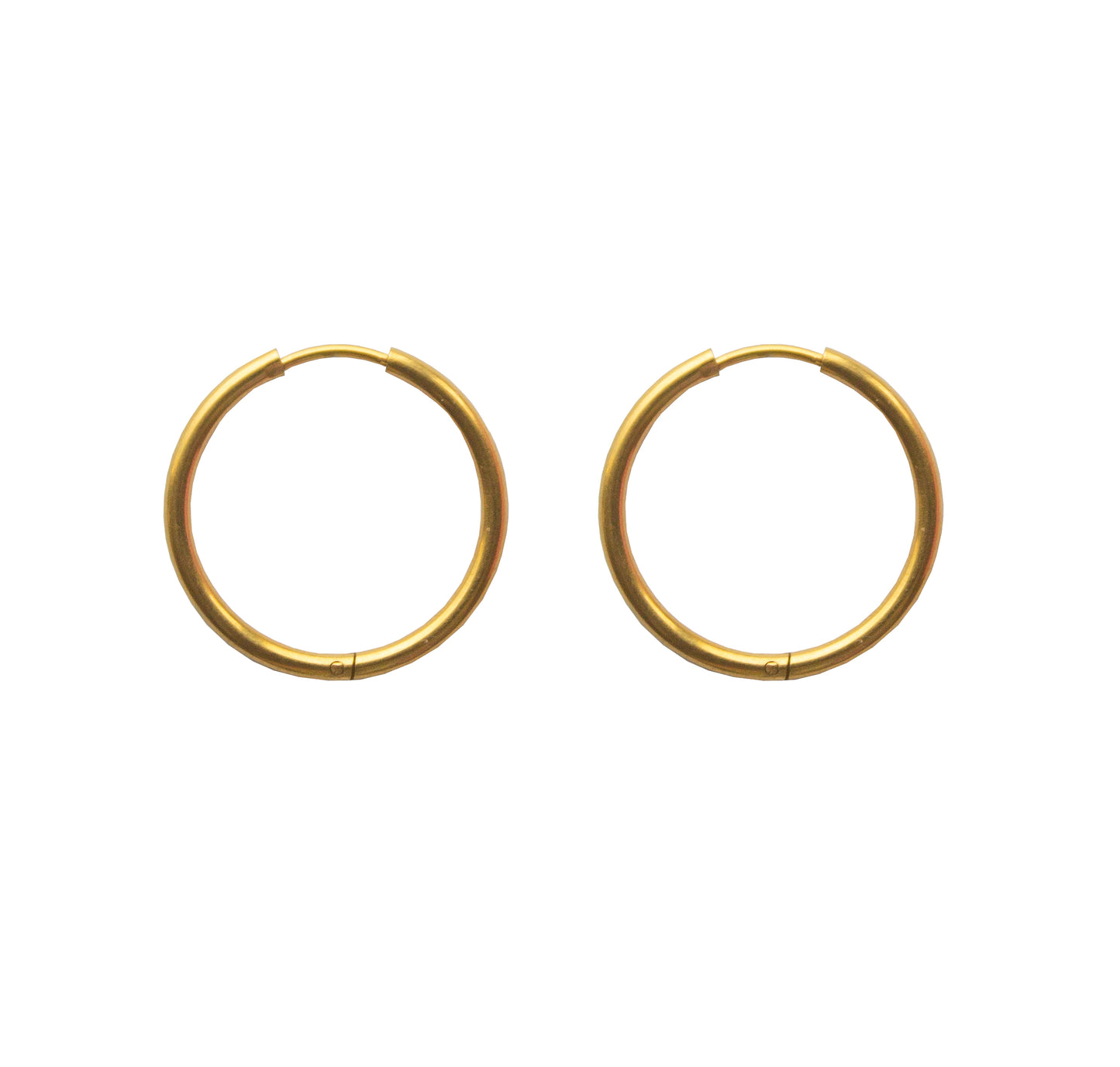 PLAIN JANE BIG HOOPS GOLD
