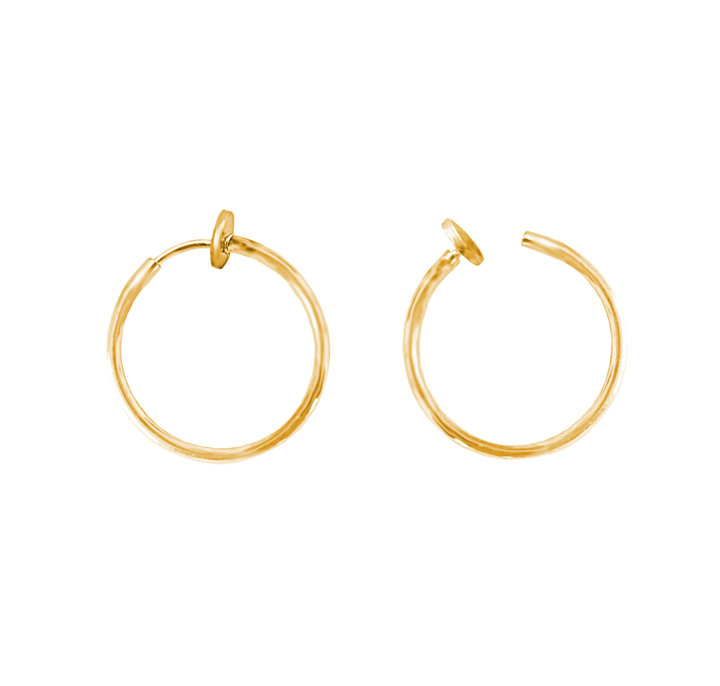 SHELLY BIG CLIP ON GOLD