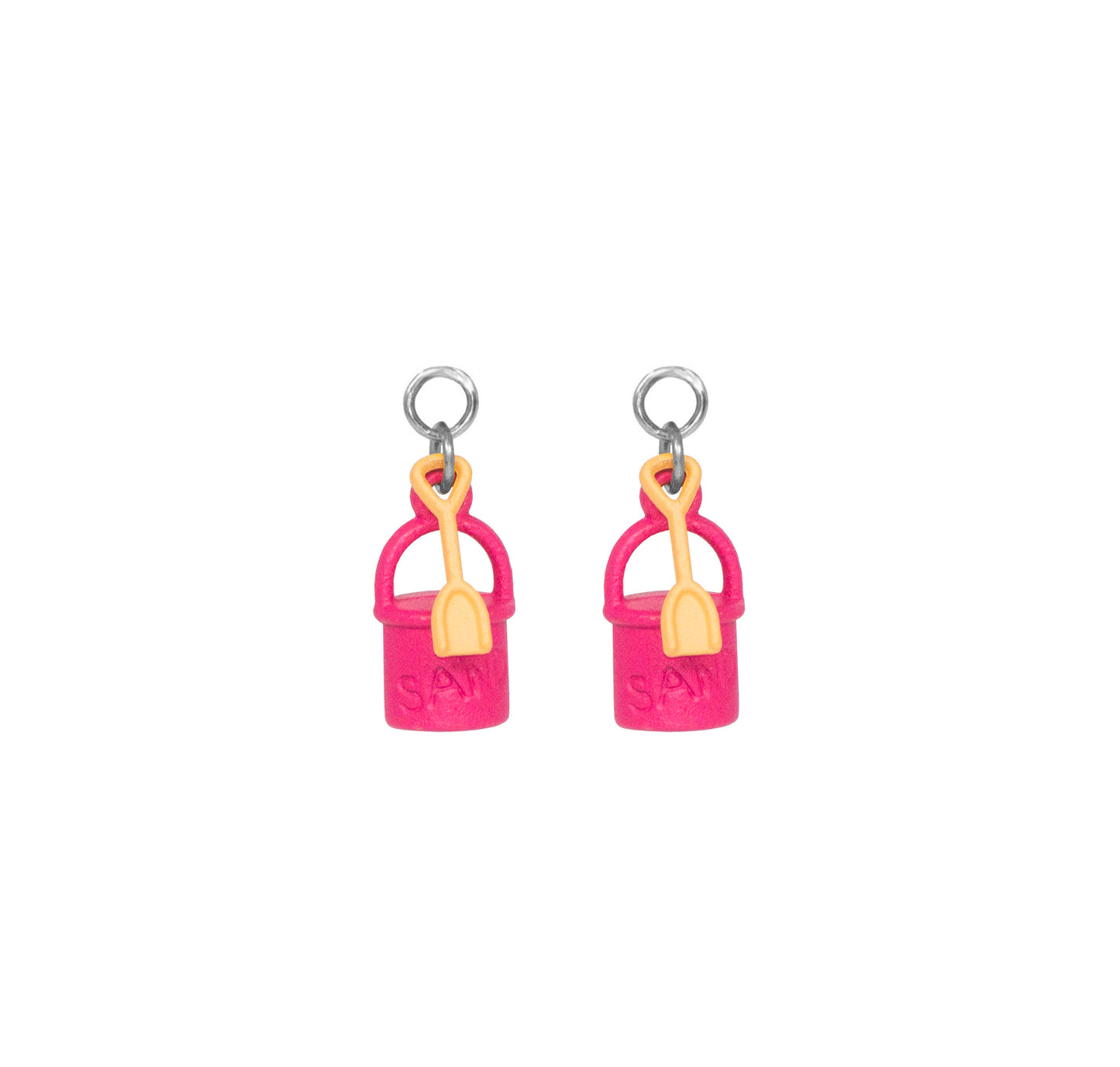 BUCKET & SPADE CHARMS SILVER
