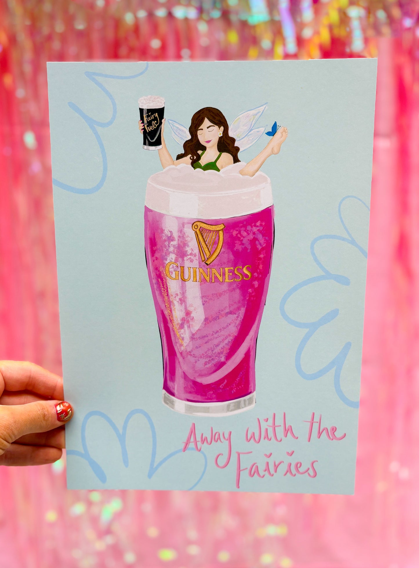 AWAY WITH THE FAIRIES PRINT