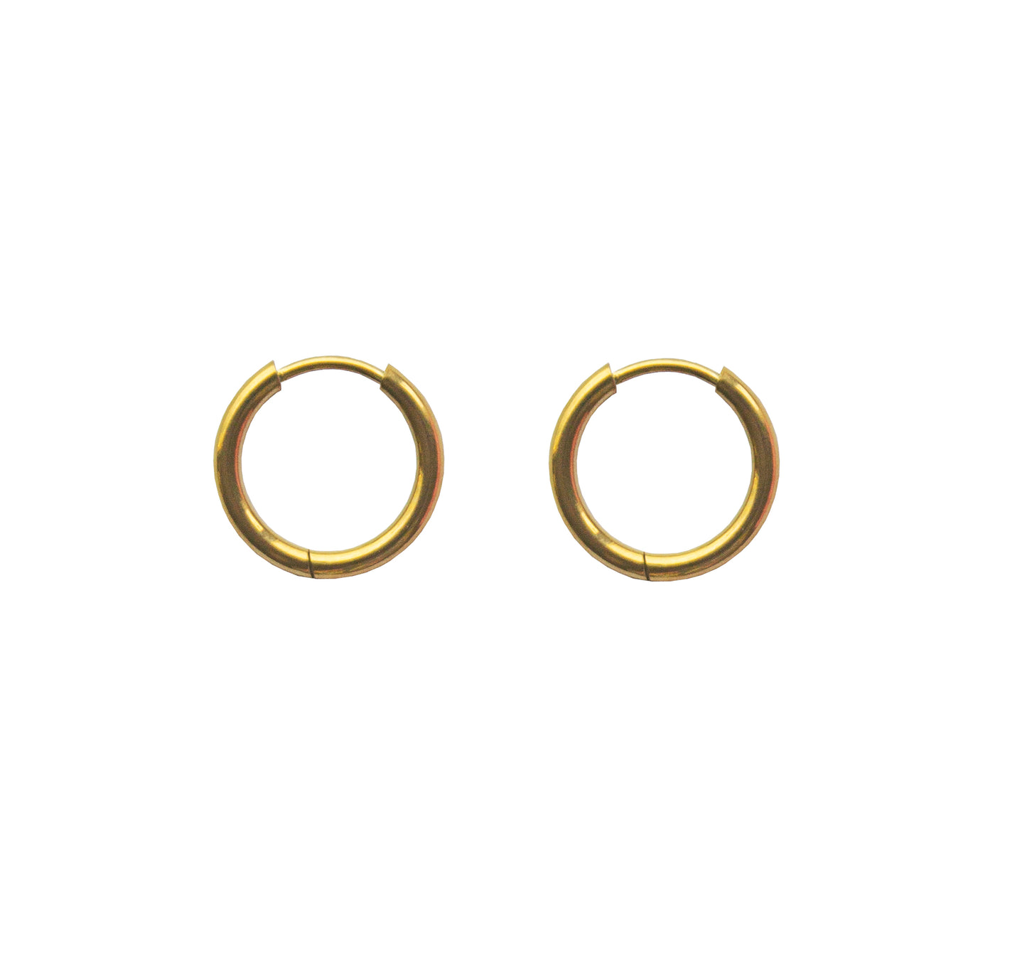 PLAIN JANE MINI HOOPS GOLD