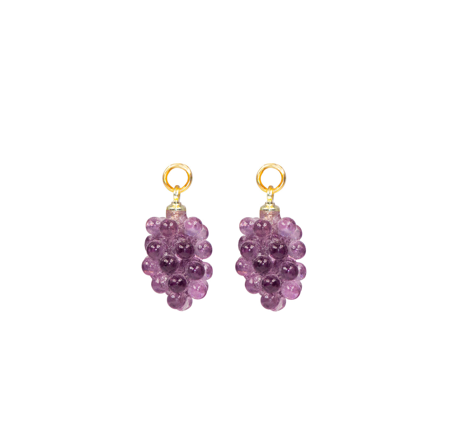 PURPLE GRAPE CHARMS