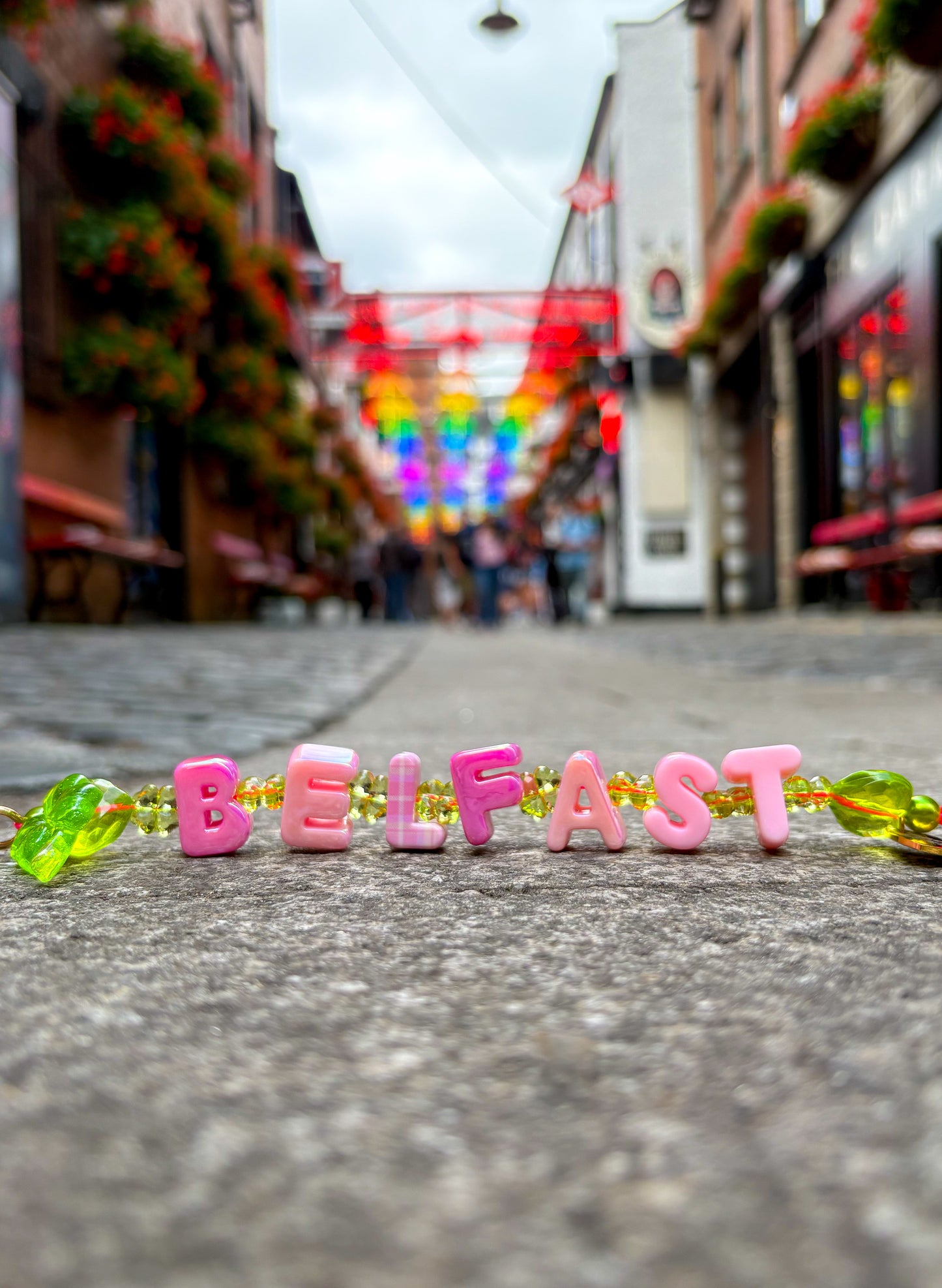 BELFAST BAGCHARM PINK
