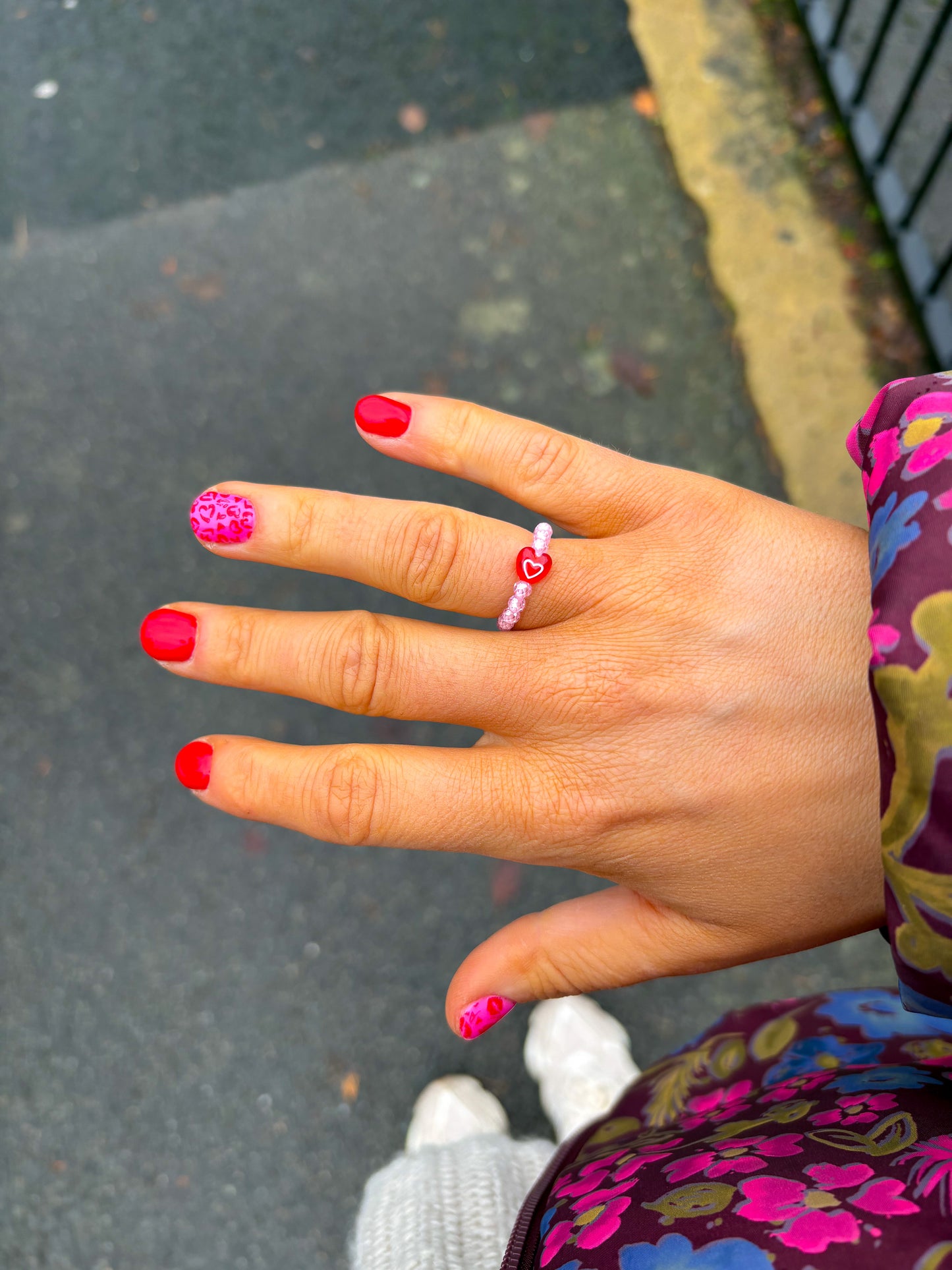 SWEETHEART BEADED RING