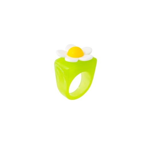 DAISY RING GREEN